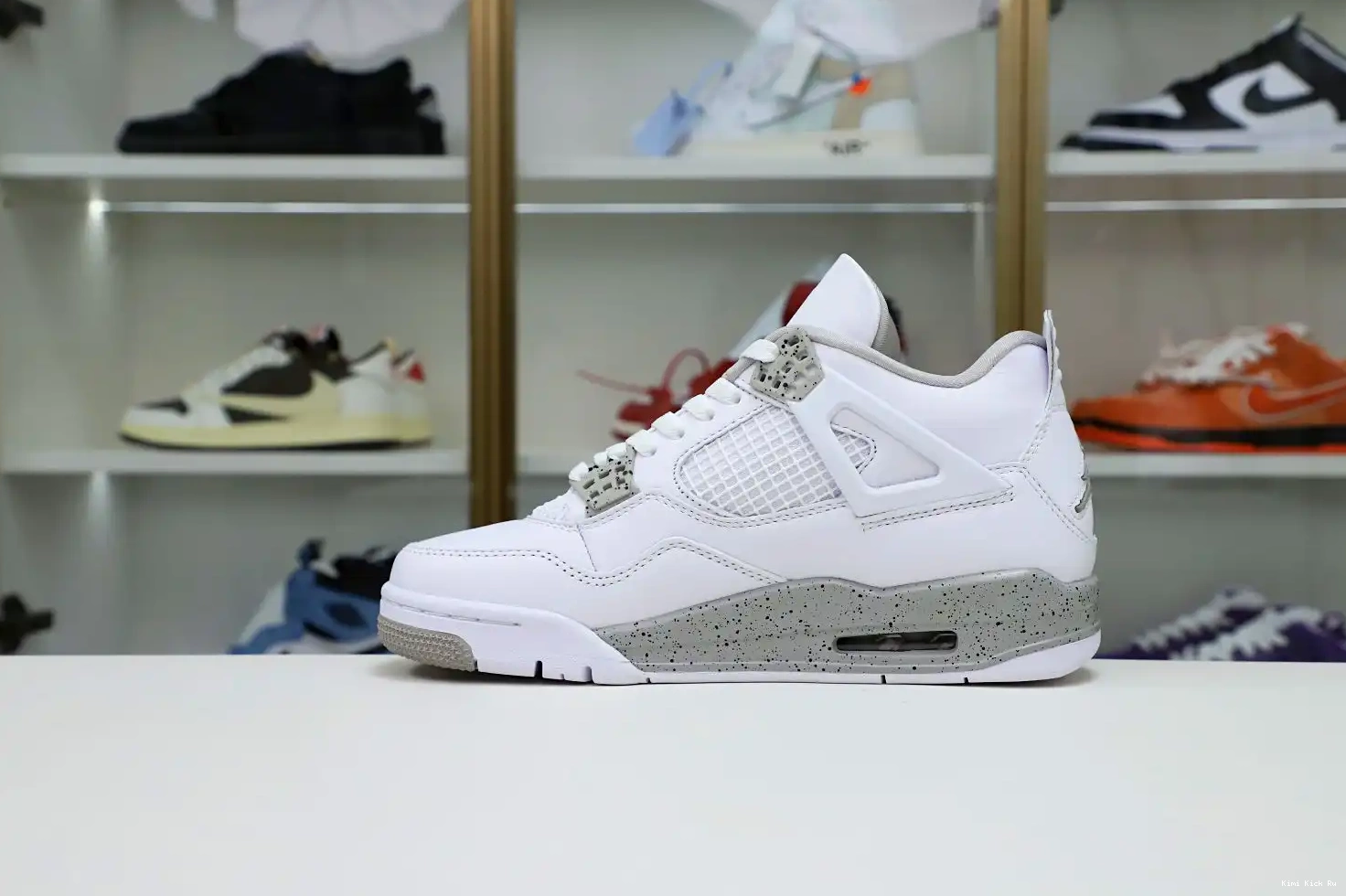 OREO' RETRO 4 'WHITE JORDAN AIR Kimikick 0430